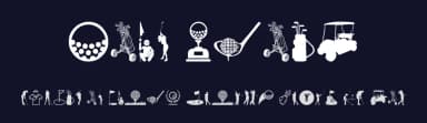 Golf Icons by Woodcutter — Dingbats Font — thumbnail 2
