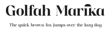 Golfah Marika by Storytype Studio — Serif Font — thumbnail 1