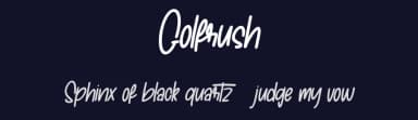 Golfrush by Maulana Creative — Script Handwritten Font — thumbnail 2