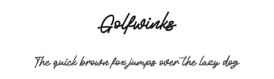 Golfwinks by Maulana Creative — Script Handwritten Font — thumbnail 1