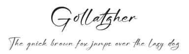 Gollatgher by Letterena Studios — Script Handwritten Font — thumbnail 1