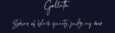 Gollatta by Gado Gado — Script Handwritten Font — thumbnail 2