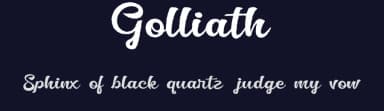 Golliath by Lettersiro Studio — Script Handwritten Font — thumbnail 2