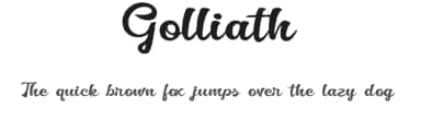 Golliath by Lettersiro Studio — Script Handwritten Font — thumbnail 1