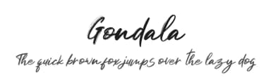 Gondala by Creatype Studio — Script Handwritten Font — thumbnail 1