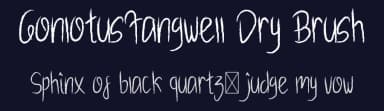 GonlotusFangwell Dry Brush by Edric Studio — Script Handwritten Font — thumbnail 2