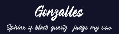Gonzalles by Creatype Studio — Script Handwritten Font — thumbnail 2