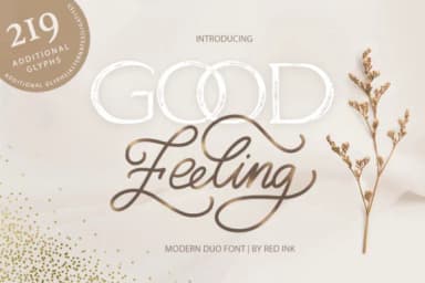Good Feeling Font by Red Ink — Script Handwritten Font — thumbnail 1