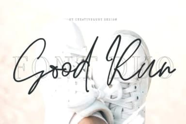Good Run Duo Font by Creativeqube Design — Script Handwritten Font — thumbnail 1
