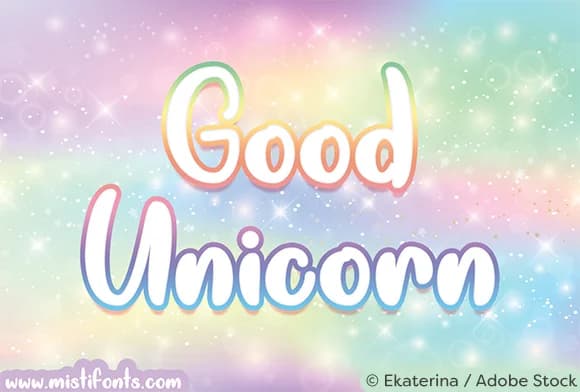 Good Unicorn Font by Misti — Script Handwritten Font