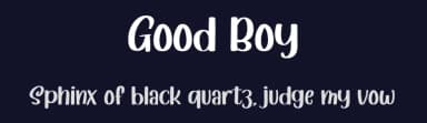 Good Boy by Etik Fatimah — Script Handwritten Font — thumbnail 2