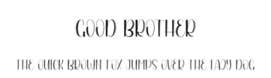 Good Brother by Andi Moz — Script Handwritten Font — thumbnail 1