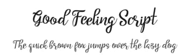 Good Feeling Script by Subectype & Orenari — Script Handwritten Font — thumbnail 1
