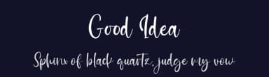 Good Idea by Kong Font — Script Handwritten Font — thumbnail 2