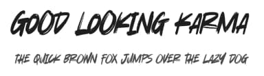 Good Looking Karma by Gassstype — Script Handwritten Font — thumbnail 1