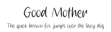 Good Mother by MJType — Script Handwritten Font — thumbnail 1