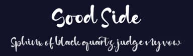 Good Side by Vztype Studio — Script Handwritten Font — thumbnail 2