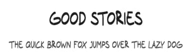 Good Stories by erik5541 — Script Handwritten Font — thumbnail 1