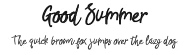 Good Summer by UI Creative — Script Handwritten Font — thumbnail 1