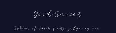 Good Sunset by Allouse Studio — Script Handwritten Font — thumbnail 2