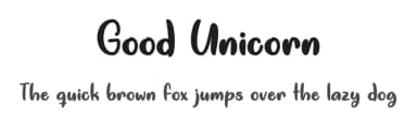 Good Unicorn by Misti's Fonts — Script Handwritten Font — thumbnail 1