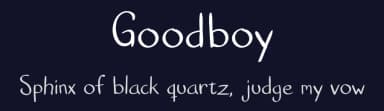 Goodboy by Simon — Script Handwritten Font — thumbnail 2