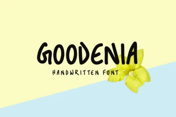 Goodenia Font by MSB — Script Handwritten Font