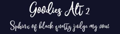 Goodies Alt 2 by Font Bundles — Script Handwritten Font — thumbnail 2