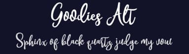 Goodies Alt by Font Bundles — Script Handwritten Font — thumbnail 2