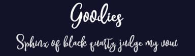 Goodies by Font Bundles — Script Handwritten Font — thumbnail 2