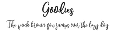 Goodies by Font Bundles — Script Handwritten Font — thumbnail 1