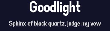 Goodlight by dalerms — Sans Serif Font — thumbnail 2
