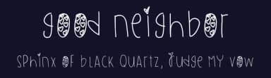 Good Neighbor by Des Gomez — Script Handwritten Font — thumbnail 2