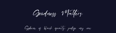Goodness Matters by Kong Font — Script Handwritten Font — thumbnail 2