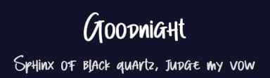 Goodnight by Scratchones — Script Handwritten Font — thumbnail 2