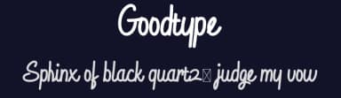 Goodtype by Eko Arif Setiawan — Script Handwritten Font — thumbnail 2