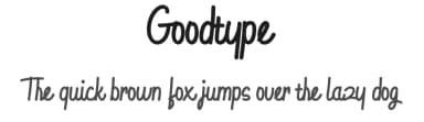 Goodtype by Eko Arif Setiawan — Script Handwritten Font — thumbnail 1