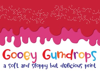 Gooey Gumdrops Font by Illustration Ink — Script Handwritten Font — thumbnail 1