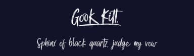 Gook Kitt by Typhoon Type - Suthi Srisopha — Script Handwritten Font — thumbnail 2