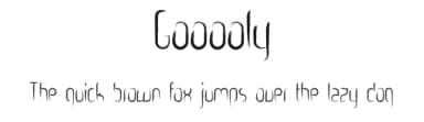 Gooooly by prask — Script Handwritten Font — thumbnail 1