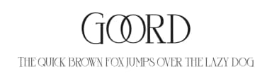 Goord by Gilar Studio — Serif Font — thumbnail 1