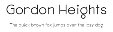 Gordon Heights by Pi Luo Chiu — Sans Serif Font — thumbnail 1