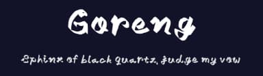 Goreng by Indra Gunawan — Script Handwritten Font — thumbnail 2