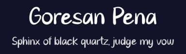 Goresan Pena by Pinisiart — Script Handwritten Font — thumbnail 2