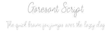 Goresant Script by Greentrik6789 — Script Handwritten Font — thumbnail 1