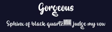 Gorgeous by twinletter — Script Handwritten Font — thumbnail 2