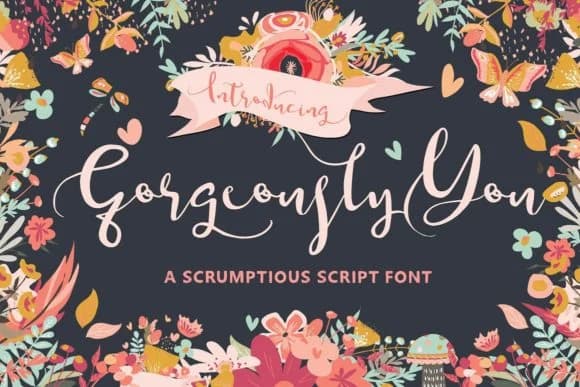 Gorgeously You Font by Creativeqube Design — Script Handwritten Font