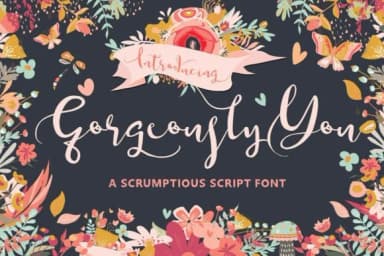 Gorgeously You Font by Creativeqube Design — Script Handwritten Font — thumbnail 1
