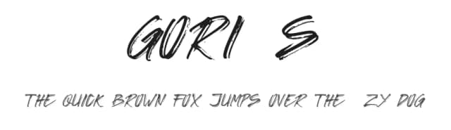 Gorilas by DLetters.Std — Script Handwritten Font