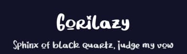 Gorilazy by Scratch Design — Script Handwritten Font — thumbnail 2